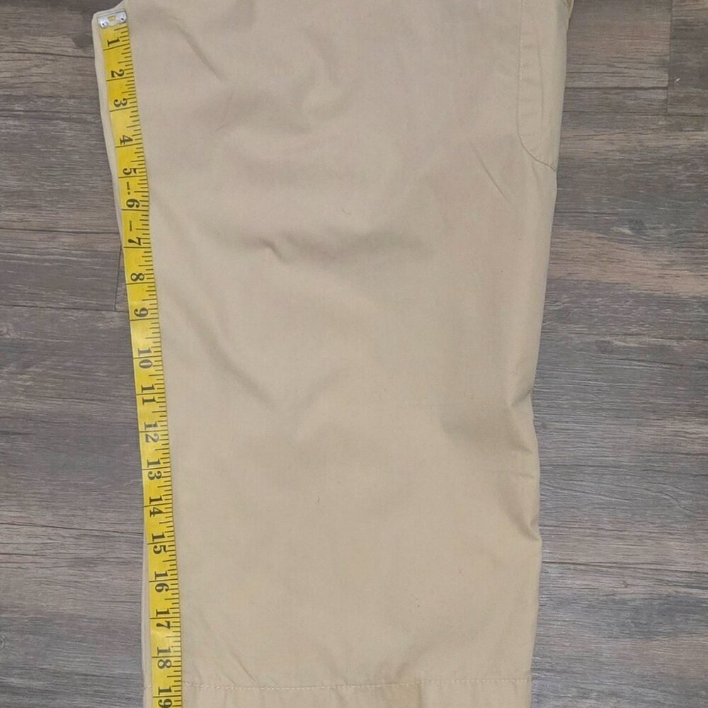 Gloria Vanderbilt Cotton Blend Cargo Capris Straight Fit High Rise Pants Vacay - Picture 5 of 9